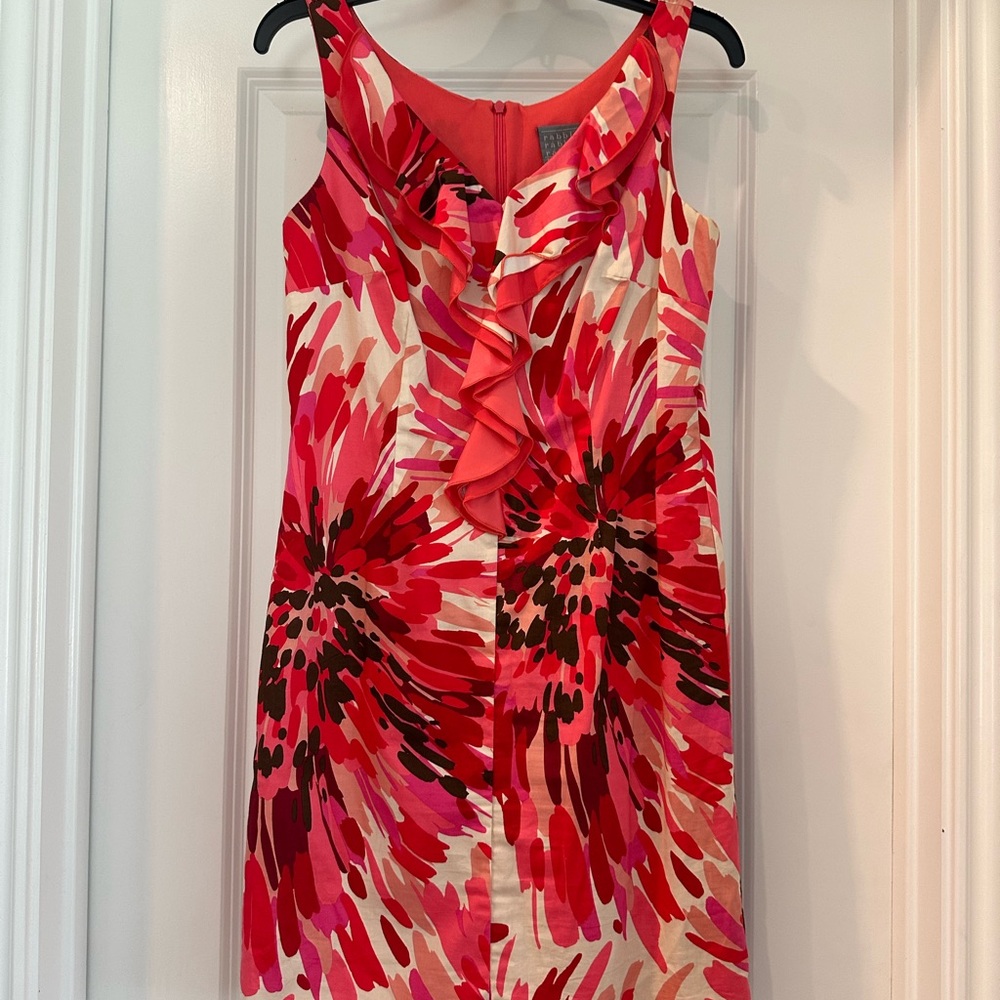 Elegant Floral Ruffle Mini Dress